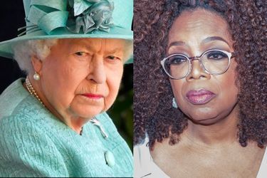 Elizabeth II et Oprah Winfrey (montage)