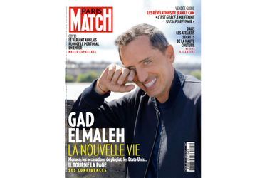 Gad Elmaleh en couverture de Paris Match.