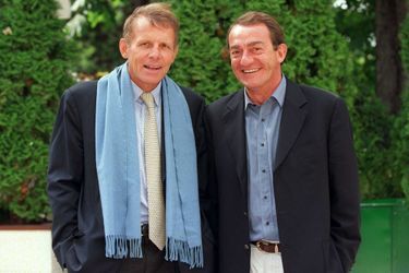 Patrick Poivre d'Arvor et Jean-Pierre Pernaut en 2001. 