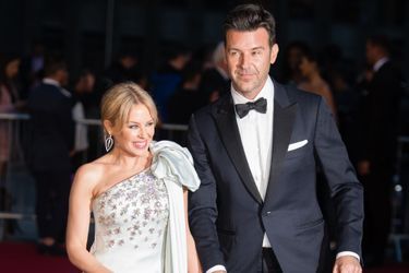 Kylie Minogue et Paul Solomons en 2019