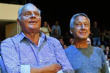 Gérard Louvin et Daniel Moyne en juillet 2019