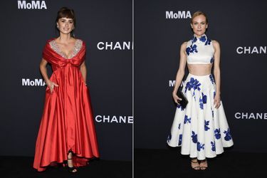 Penélope Cruz et Diane Kruger au gala du MoMA Film Benefit à New York le 14 décembre 2021