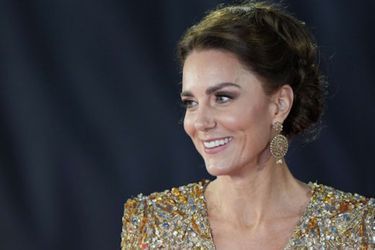 Kate Middleton le 28 septembre 2021 à l'avant-première de «Mourir peut attendre».