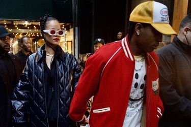 Rihanna et ASAP Rocky à New York le 2 décembre 2021