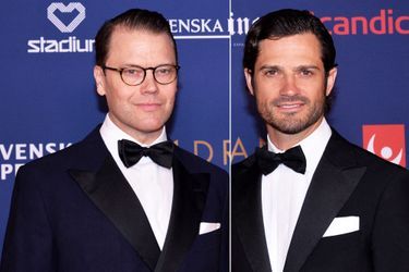 Les princes Daniel et Carl Philip de Suède au Gala des Sports à Stockholm, le 27 janvier 2020