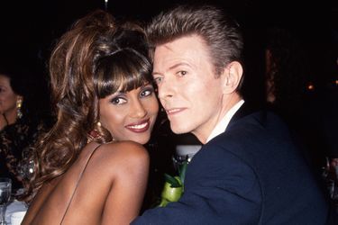 Iman et David Bowie dans les années 1990