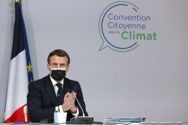 Emmanuel Macron a rencontré lundi la Convention citoyenne pour le climat.