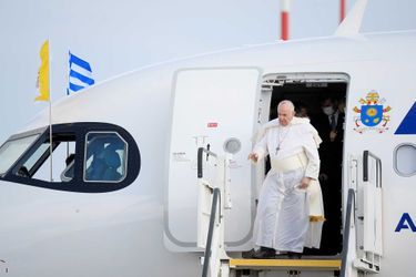 Le pape François, à Athènes, le 4 décembre 2021.