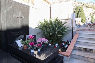 La tombe de Joséphine Baker à Monaco, le 29 novembre 2021