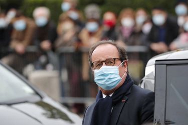 François Hollande, ici à Paris début octobre lors des obsèques de Juliette Greco. 