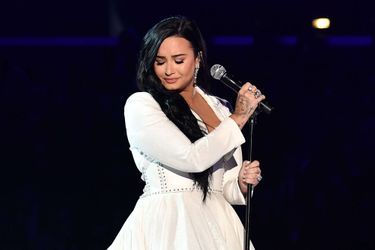 Demi Lovato aux Grammy Awards en janvier 2020