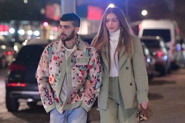 Zayn Malik et Gigi Hadid à New York en janvier 2020