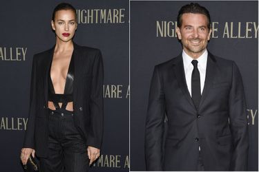 Irina Shayk et Bradley Cooper à l'avant-première du film «Nightmare Alley» à New York le 1er décembre 2021