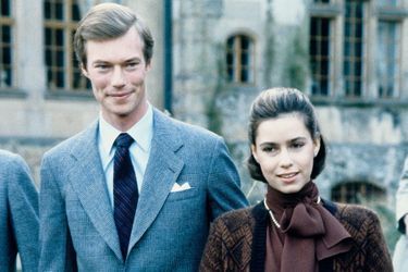 Photo prise pour les fiançailles du prince Henri de Luxembourg et de Maria Teresa Mestre, en novembre 1980 
