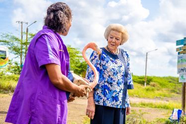 L'ex-reine Beatrix des Pays-Bas, le 26 novembre 2021 sur l'île de Curaçao