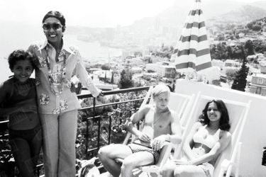 1974, à Roquebrune, où Grace de Monaco l’a aidée à s’installer après la perte du château des Milandes.