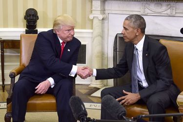 Donald Trump et Barack Obama, le 10 novembre 2016.