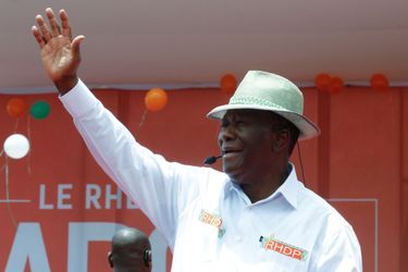 Alassane Ouattara le 22 août 2020.