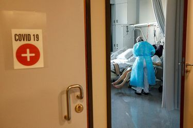 Photo prise dans un hôpital à Bruxelles.