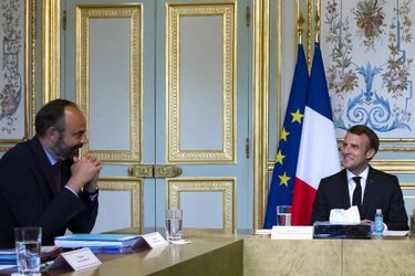 Edouard Philippe et Emmanuel Macron, ici à l'Elysée en juillet dernier. 