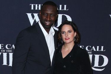 Omar et Hélène Sy en février 2020 à la première du film "L'Appel de la forêt" à Los Angeles
