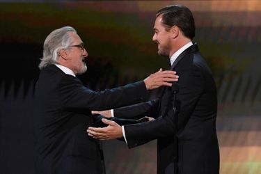 Robert De Niro et Leonardo DiCaprio en 2020.