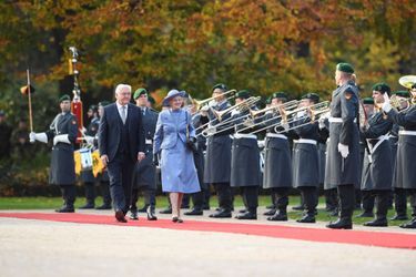 La reine Margrethe II de Danemark et le président allemand à Berlin, le 10 novembre 2021
