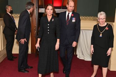 Kate Middleton et le prince William samedi soir au Royal Albert Hall de Londres.