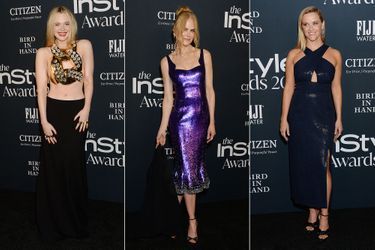 Elle Fanning, Nicole Kidman et Reese Witherspoon aux InStyle Awards à Los Angeles le 15 novembre 2021