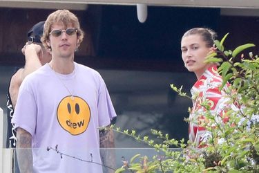 Justin et Hailey Bieber à Malibu le 21 août 2020
