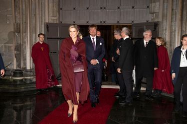 Le roi Willem-Alexander et la reine Maxima des Pays-Bas à Trondheim, le 11 novembre 2021