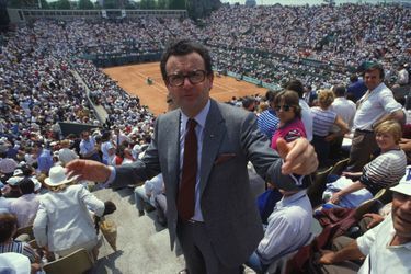 Philippe Chatrier à Roland-Garros.