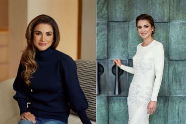 Les deux portraits officiels de la reine Rania de Jordanie diffusés pour son 50e anniversaire le 31 août 2020