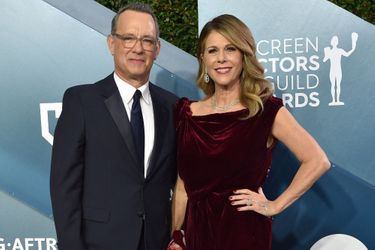 Tom Hanks et Rita Wilson en janvier 2020.