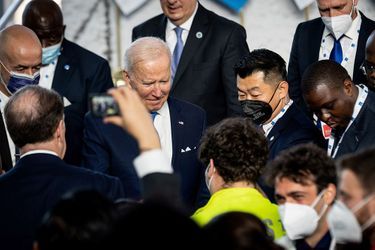 Joe Biden lors du G20 à Rome.