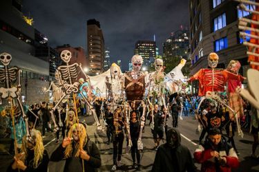La parade d&#039;Halloween à New York. 
