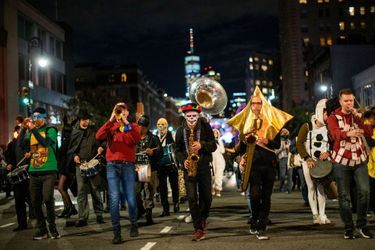 La parade d&#039;Halloween à New York. 