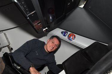 Shane Kimbrough dans le capsule Crew Dragon.