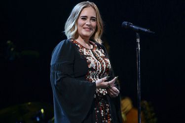 Adele au festival de Glastonbury en 2016.