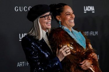 Diane Keaton et Tracee Ellis Ross au gala LACMA Art+Film à Los Angeles, le 6 novembre 2021.