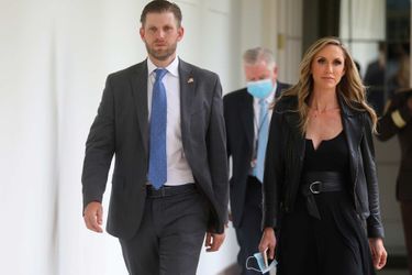 Eric Trump et sa femme Lara à la Maison-Blanche, en juin 2020.