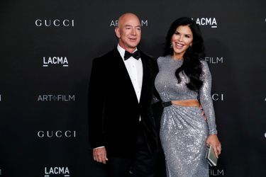 Jeff Bezos et Lauren Sanchez au gala LACMA Art+Film à Los Angeles, le 6 novembre 2021.