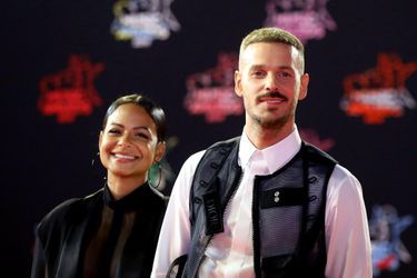 Christina Milian et Matt Pokora aux NRJ Music Awards en novembre 2019