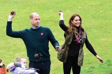 Le prince William et Kate Middleton à Alexandra Park Sports Hub, Glasgow, en marge du sommet de la Cop26 le 1 novembre 2021