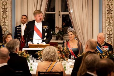 Les couples royaux norvégien et néerlandais à Oslo, le 9 novembre 2021