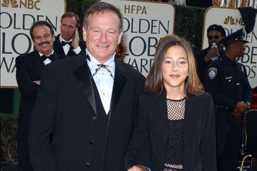 Robin Williams et sa fille Zelda en Californie en 2003.