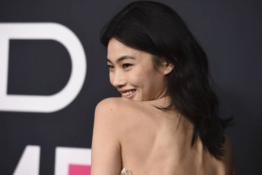 Jung Ho-yeon lors d'un événement pour la série Netflix «Squid Game» à Los Angeles le 8 novembre 2021