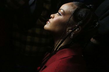 Rihanna au concert d'ASAP Rocky à Long Beach le 7 novembre 2021