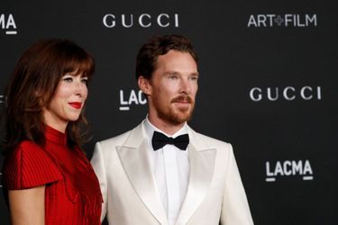 Sophie Hunter et Benedict Cumberbatch au gala LACMA Art+Film à Los Angeles, le 6 novembre 2021.