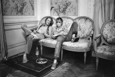 Les Rolling Stones, vu par Dominique Tarlé, lors des six mois passés dans la Villa Nellcote, sur la Côte d'Azur, pour l’enregistrement de leur album « Exile on Main Street », en 1971.